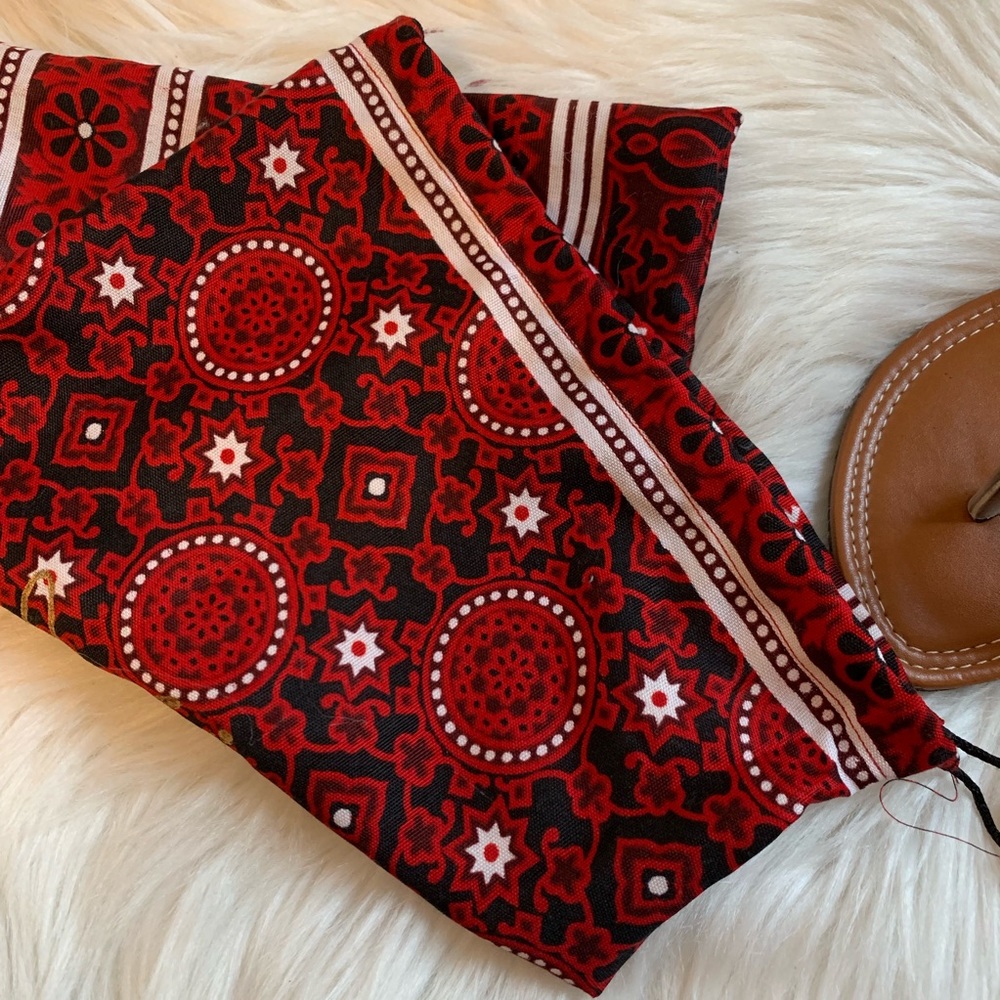 Handcrafted Rainbow Flat Sandals - image 2